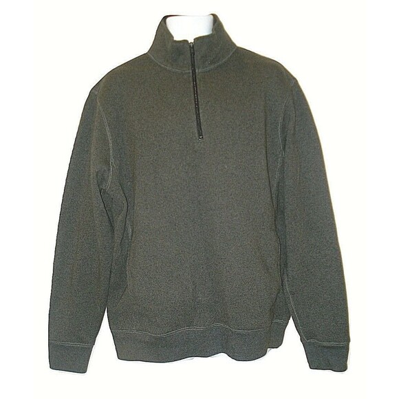 J Crew New York Sweater  Mens Gray Pullover ¼ Zip Size XL - Picture 1 of 4